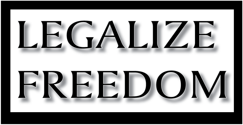 Legalize Freedom bumper sticker