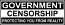 Government Censorship bumper sticker