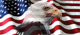 American Flag bumper sticker
